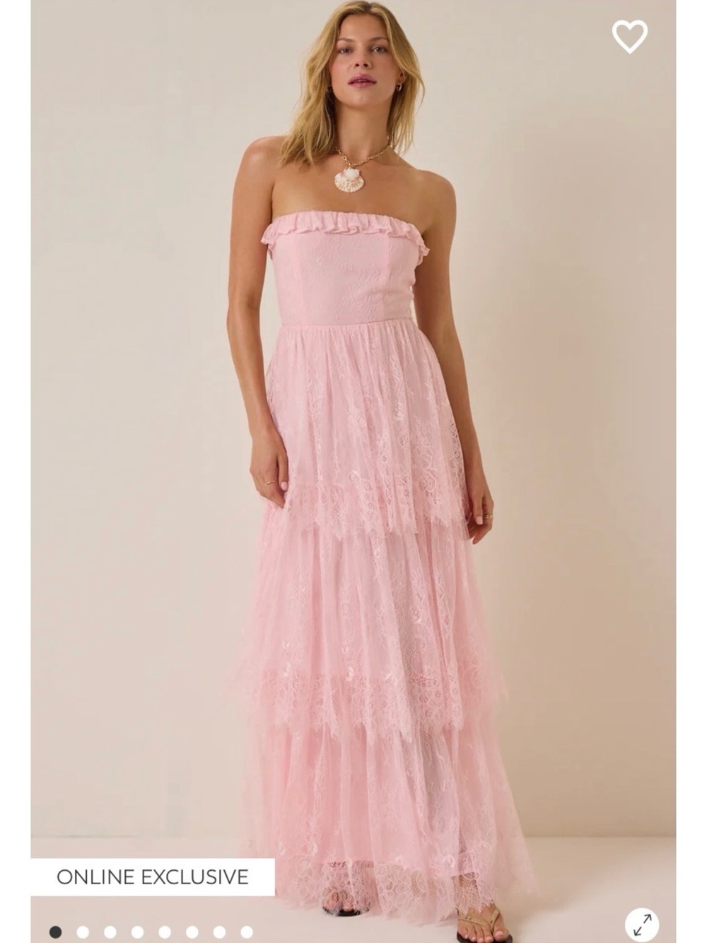 Altar'd State Margot Maxi Dress in Pink